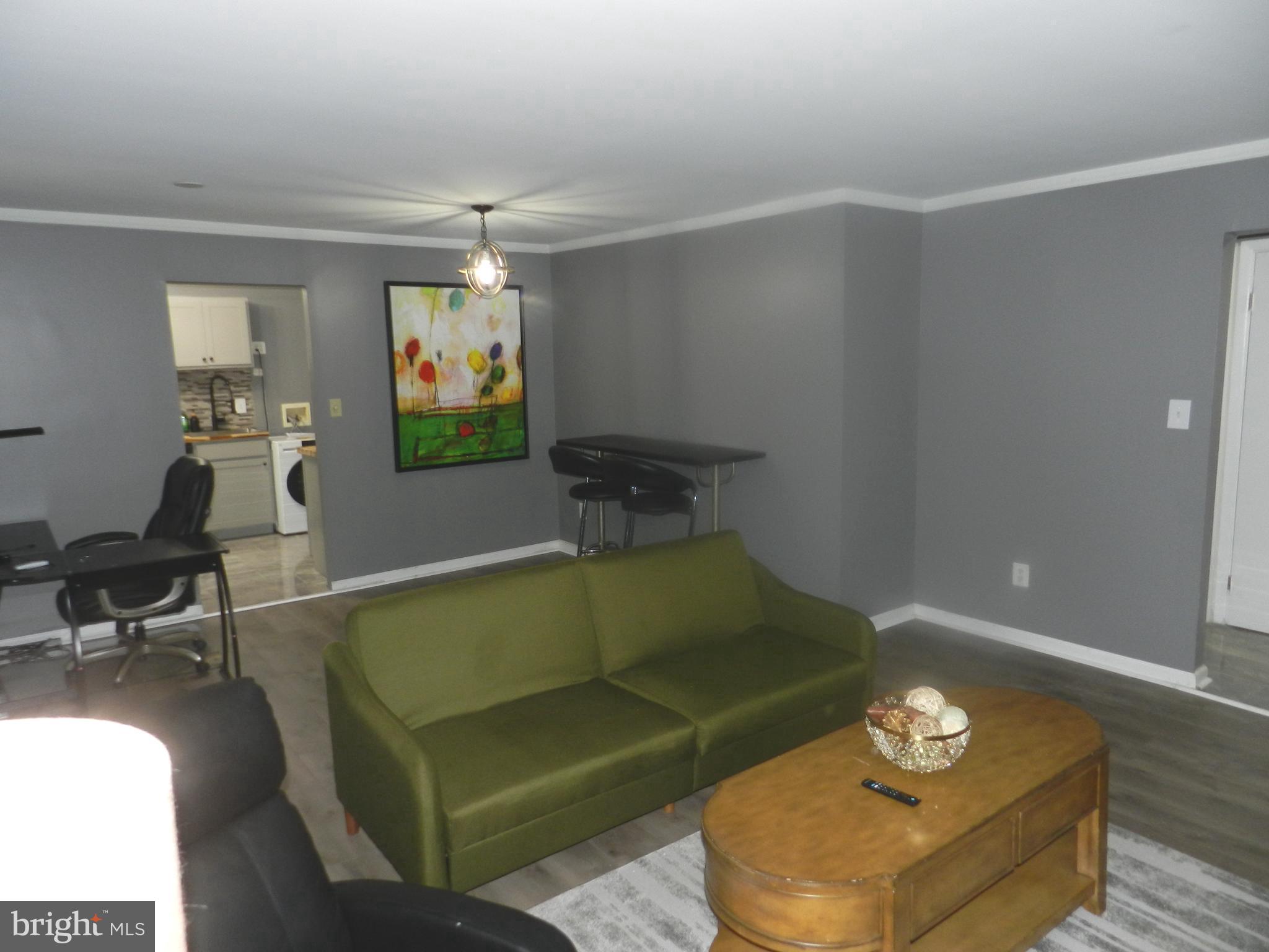 3714 Mayberry Avenue, Unit E Baltimore, MD 21206 - Photo 6 of 28 a living room with furniture and a flat screen tv