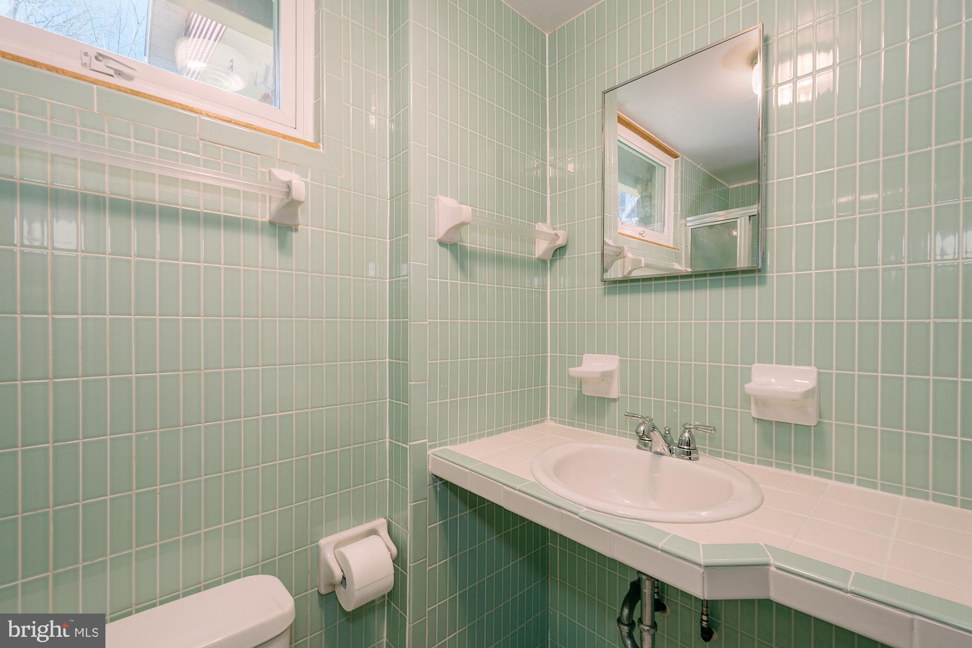 1723 Marsh Hill Road McHenry, MD 21541 - Photo 20 of 40 a bathroom with a sink a toilet and a mirror