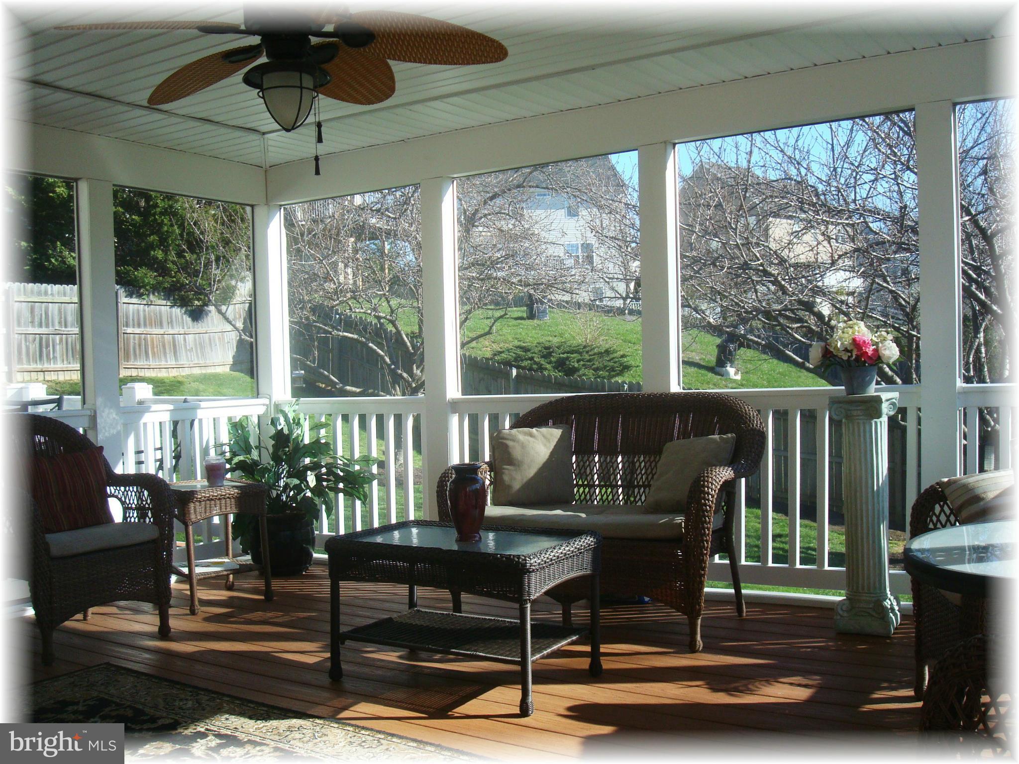 9010 Throgmorton Road Baltimore, MD 21234 - Photo 14 of 30 Stunning AZEC screened porch with view of yard.