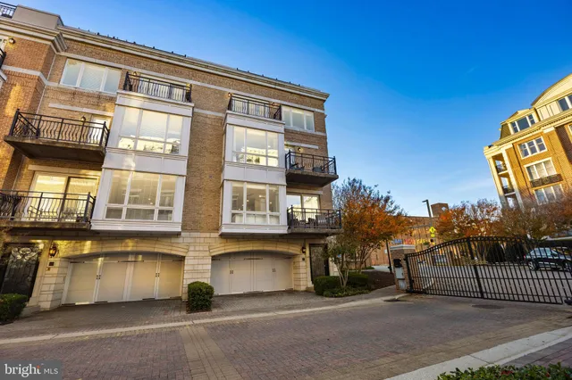 a front view of a building