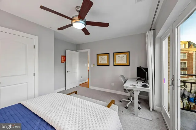 a view of a city from a balcony