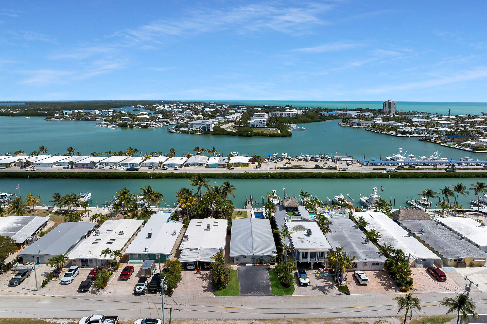 70 7th Street Key Colony Beach, FL 33051 - Photo 32 of 46 an aerial view of a city with houses