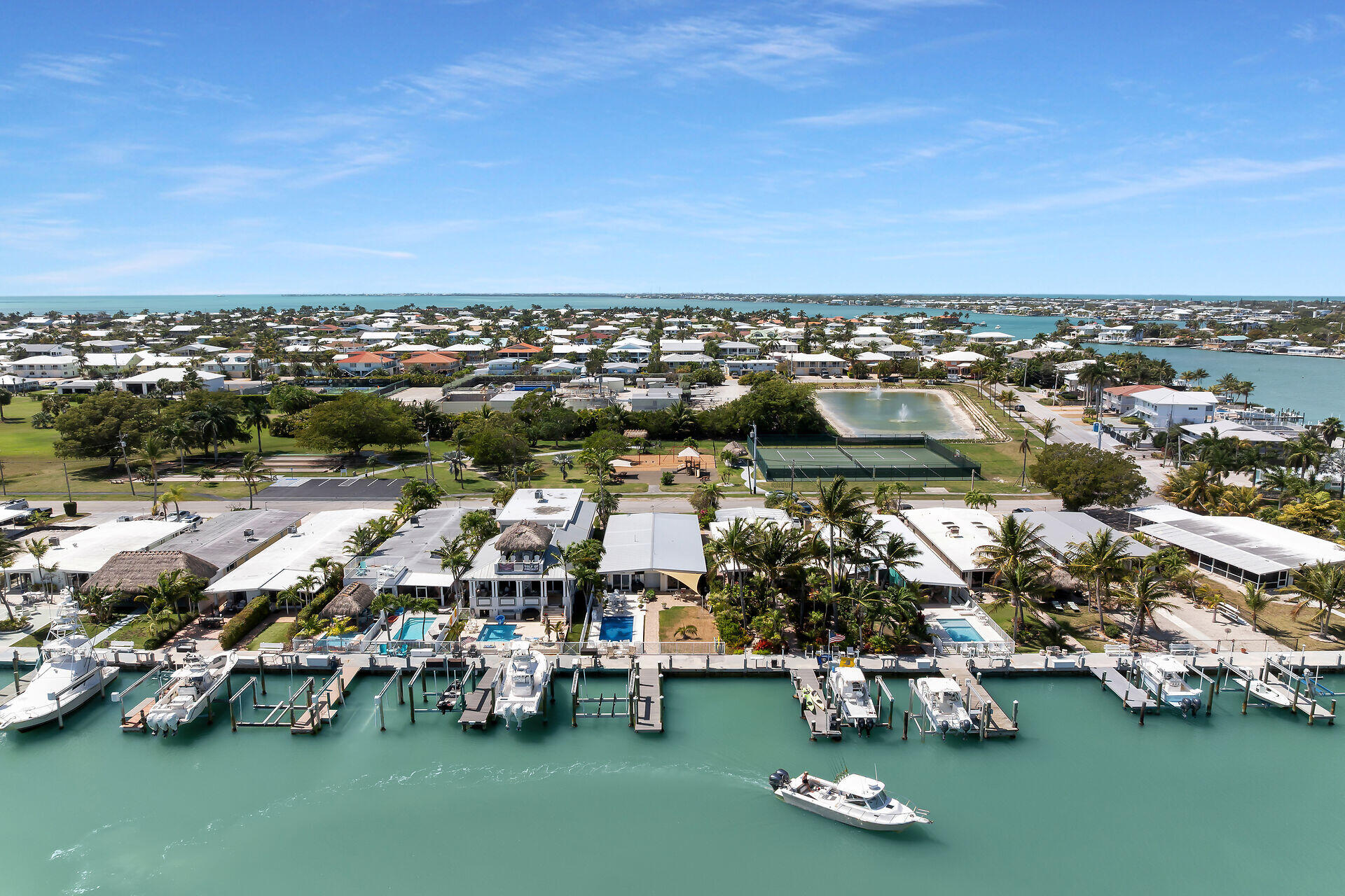 70 7th Street Key Colony Beach, FL 33051 - Photo 37 of 46 an aerial view of a city with lots of residential buildings