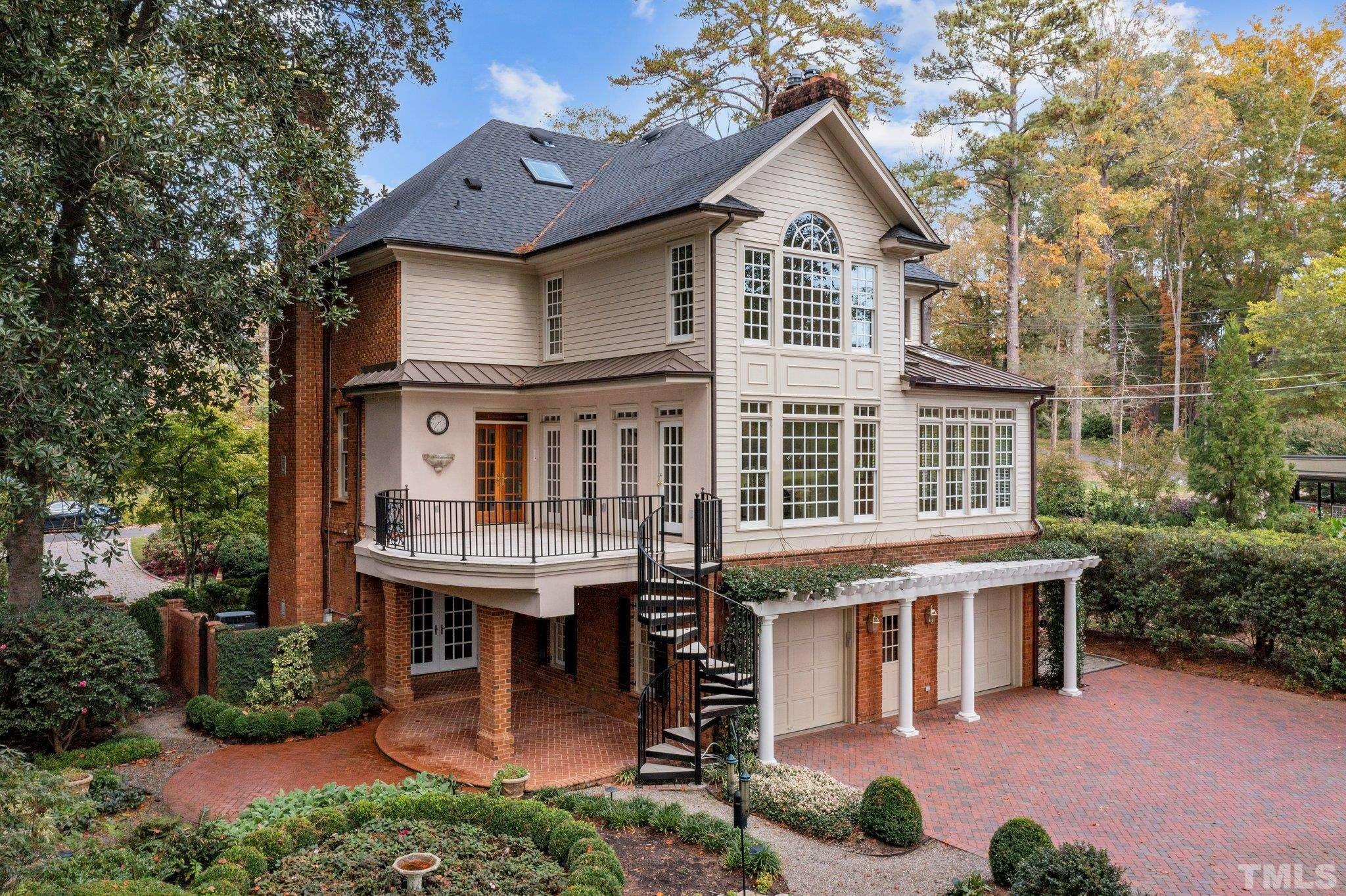 front view of a house with a porch