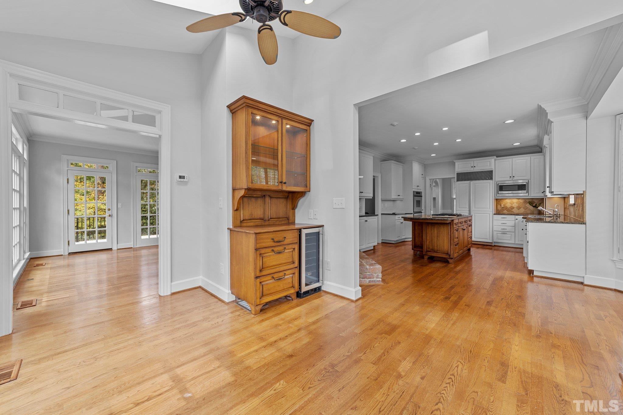 3101 Cornwall Road Durham, NC 27707 - Photo 13 of 30 a living room with furniture and kitchen view