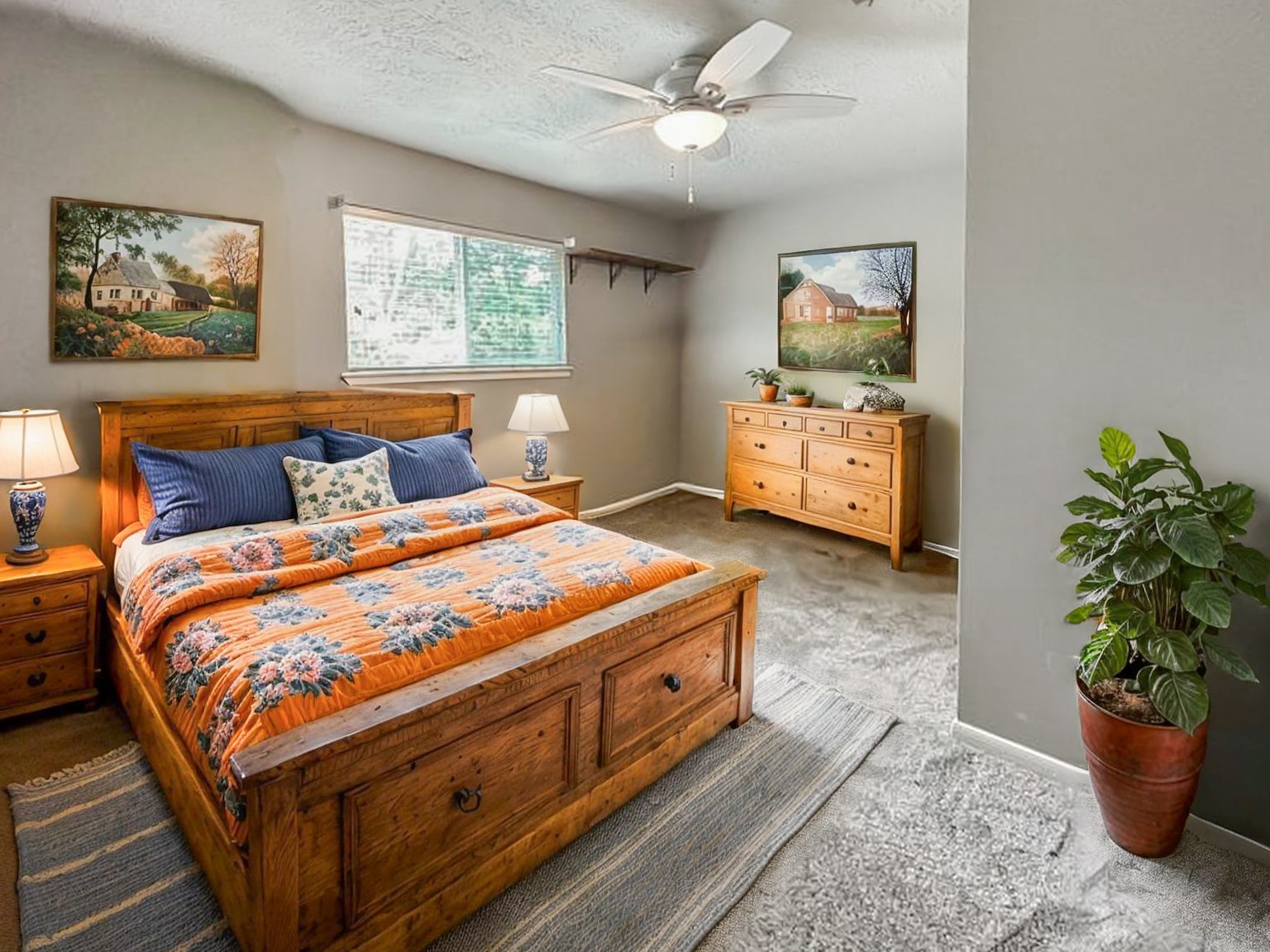 17407 Majestic Forest Drive Spring, TX 77379 - Photo 13 of 49 a bedroom with bed and window