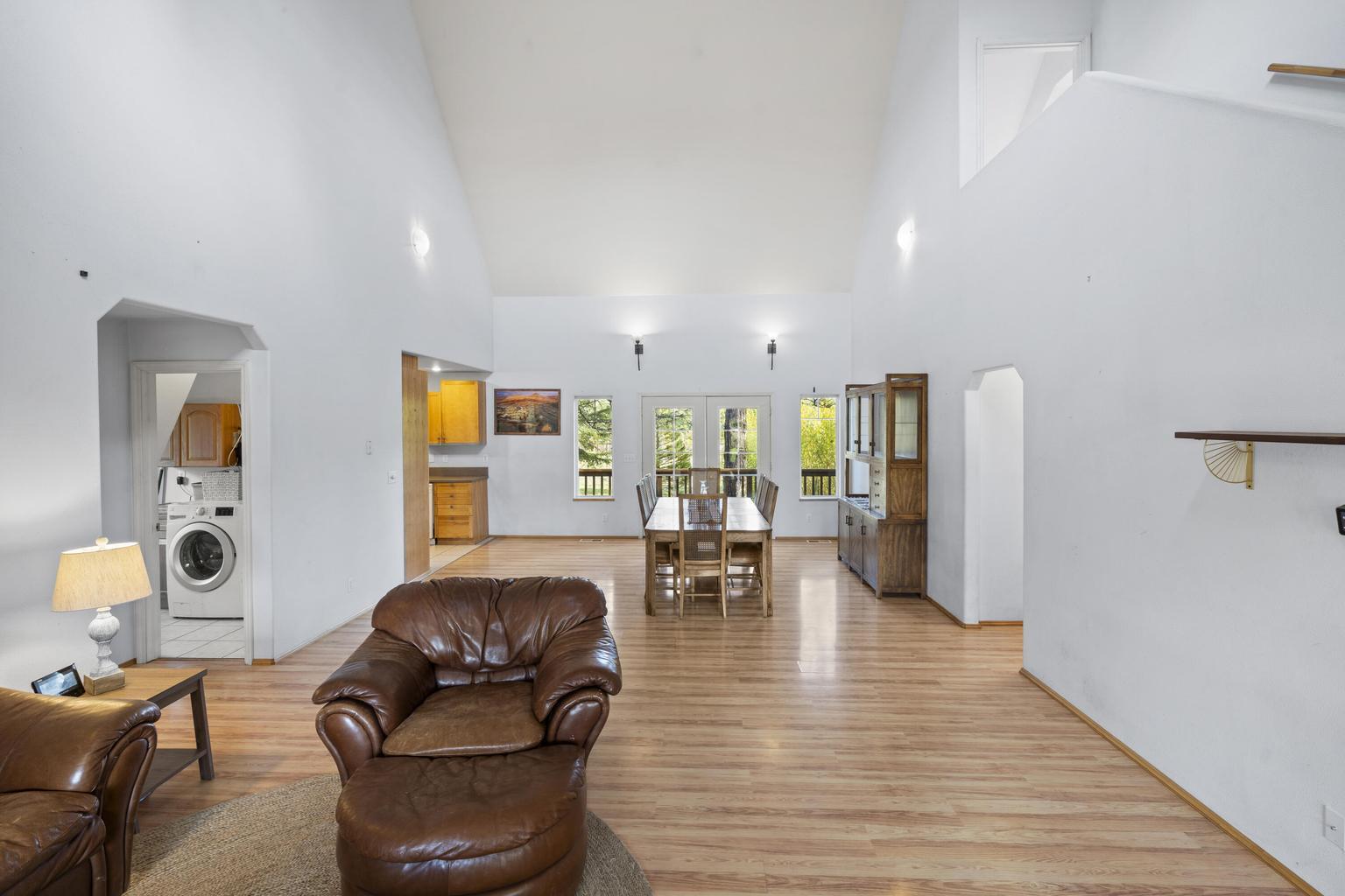 1190 Cedar Flat Road Williams, OR 97544 - Photo 6 of 45 a living room with furniture and wooden floor