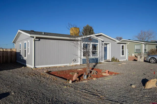 a view of a house with a patio