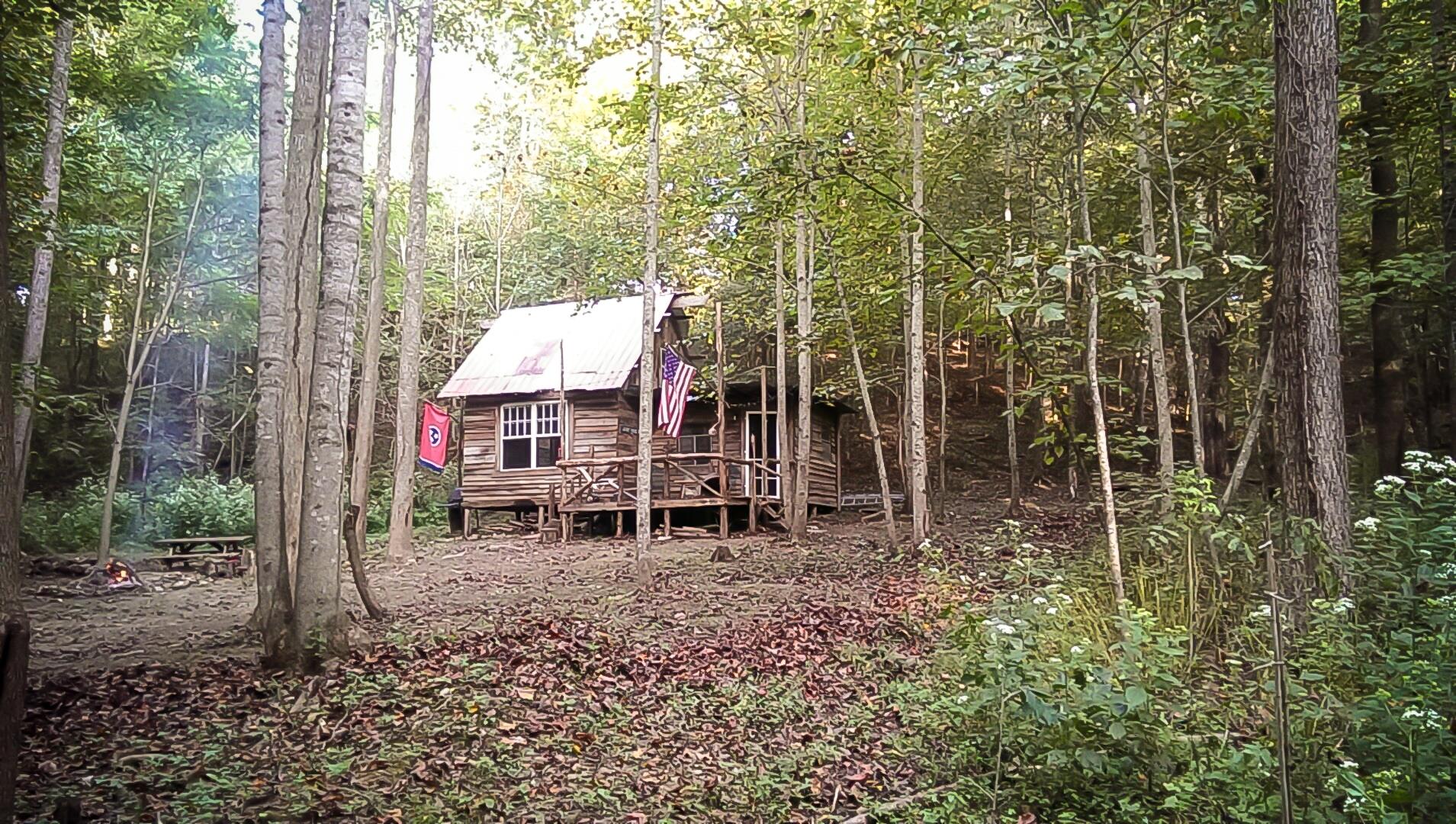 4639 Cathey Ridge Road Manchester, TN 37355 - Photo 28 of 30 a backyard of a house with table and chairs
