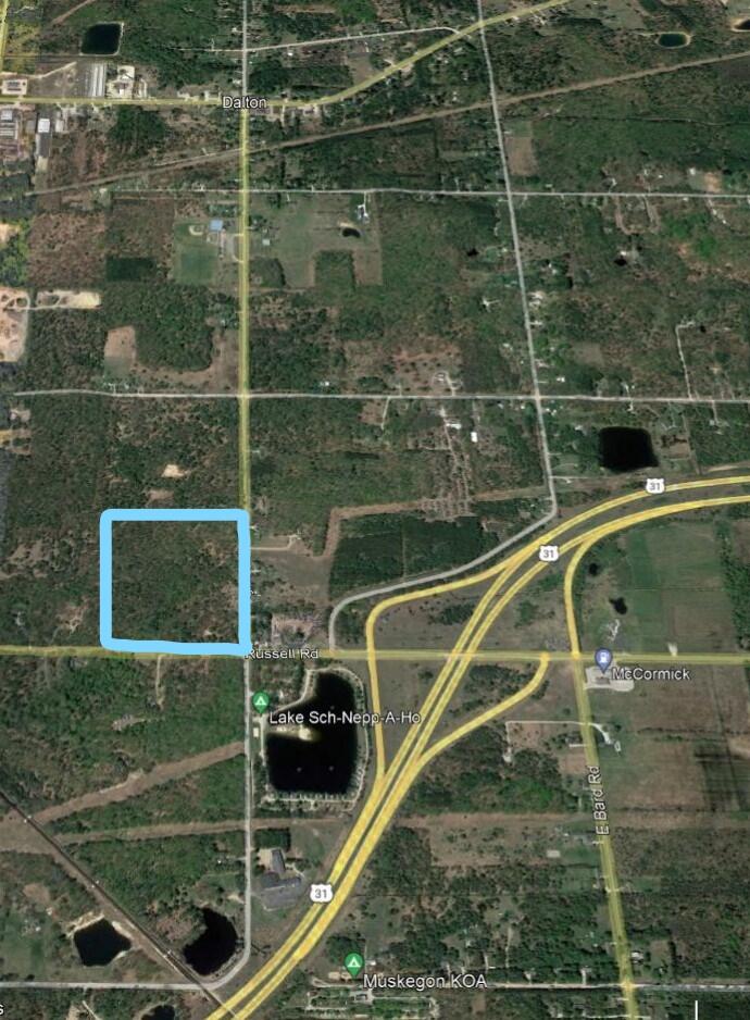 0 Russell Road Muskegon, MI 49445 - Photo 4 of 10 russel rd aerial 2_LI