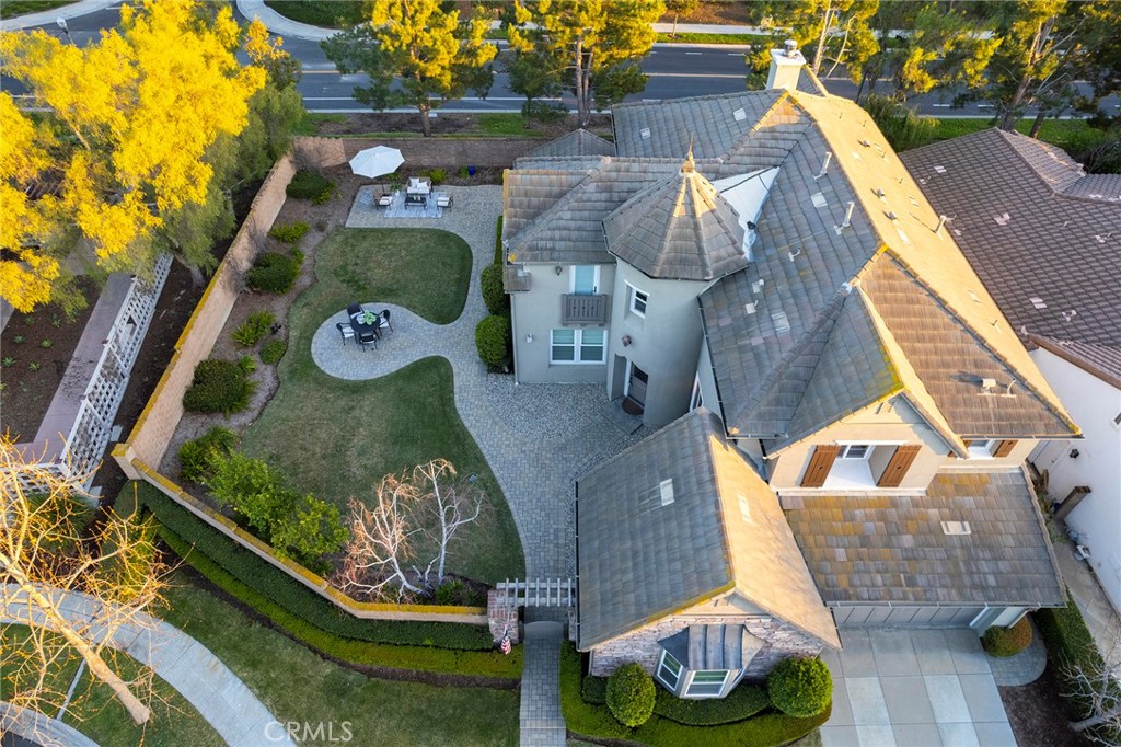 6 Shepherd Court Ladera Ranch, CA 92694 - Photo 55 of 68 an aerial view of a house with swimming pool