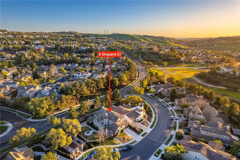 6 Shepherd Court Ladera Ranch, CA 92694 - Photo 62 of 68 an aerial view of residential house and outdoor space