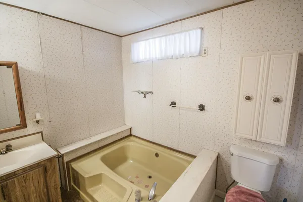 en view interior of a house with wooden floor