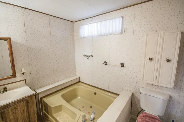 en view interior of a house with wooden floor