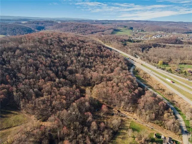 a view of city and ocean