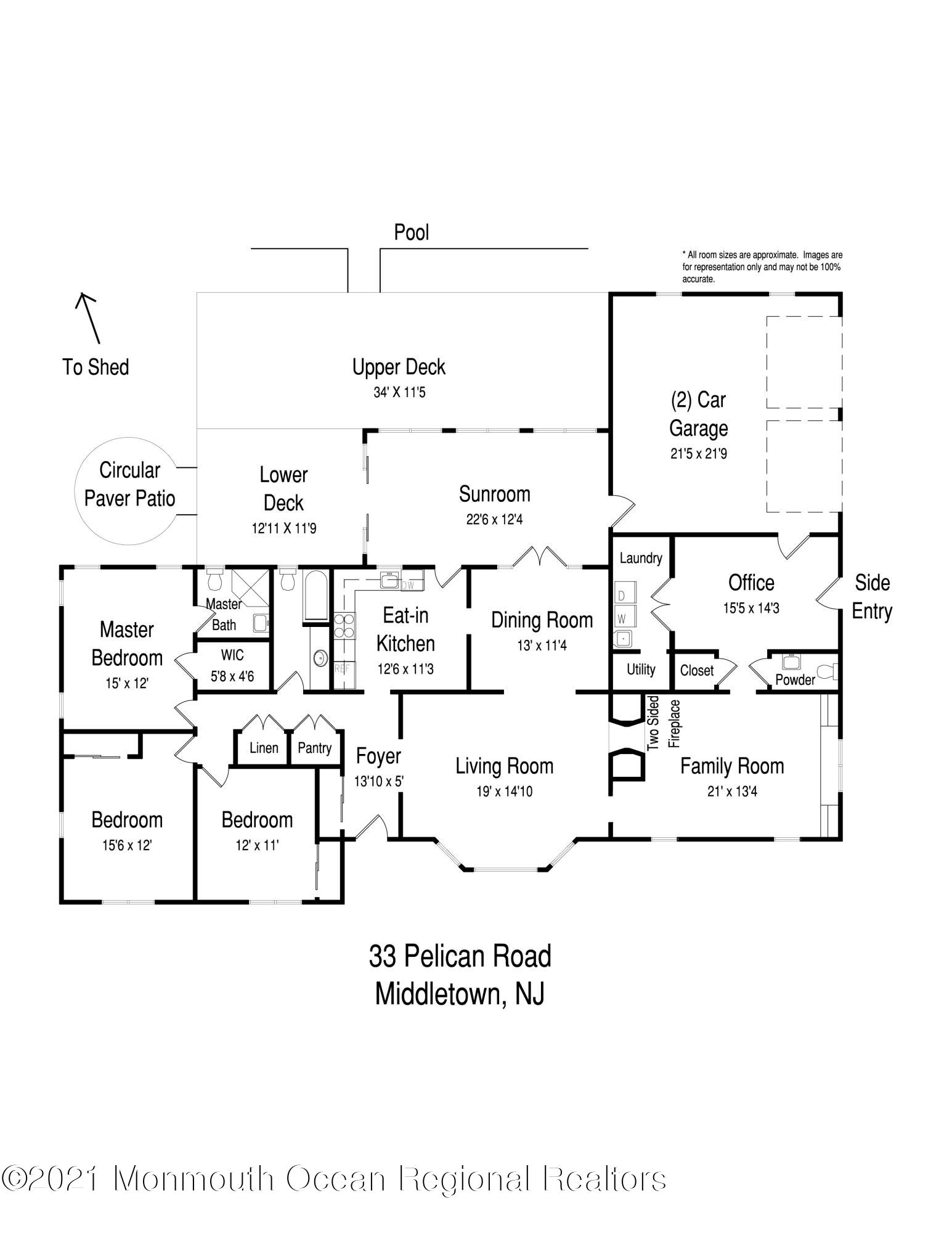 33 Pelican Road Middletown, NJ 07748 - Photo 45 of 45 Floor Plan