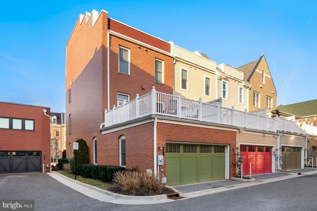 a front view of a building