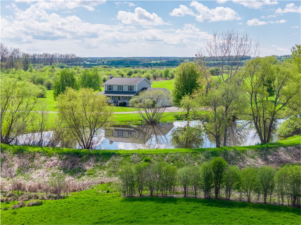 4128 River Road York, NY 14533 - Photo 4 of 50 SPECTACULAR COUNTRY ESTATE WITH PICTURESQUE POND &