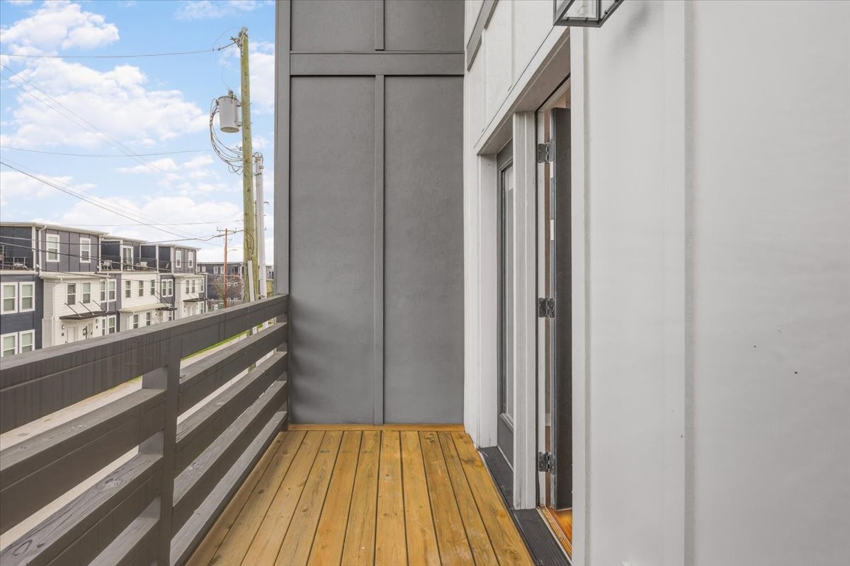 109 A Duke Street Nashville, TN 37207 - Photo 21 of 21 a view of balcony with wooden floor