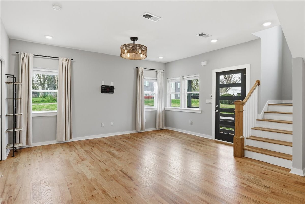 109 A Duke Street Nashville, TN 37207 - Photo 5 of 21 wooden floor in an empty room with a window