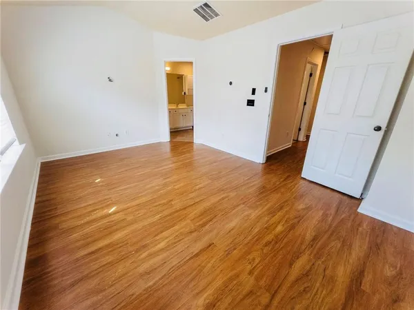 wooden floor in an empty room
