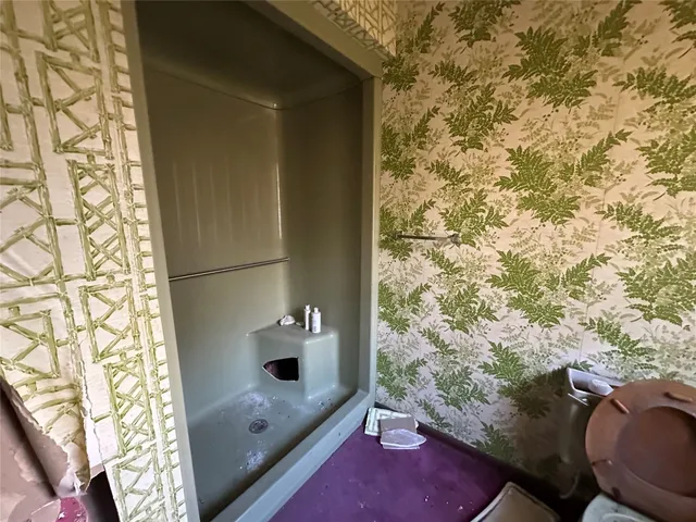 a backyard of a house