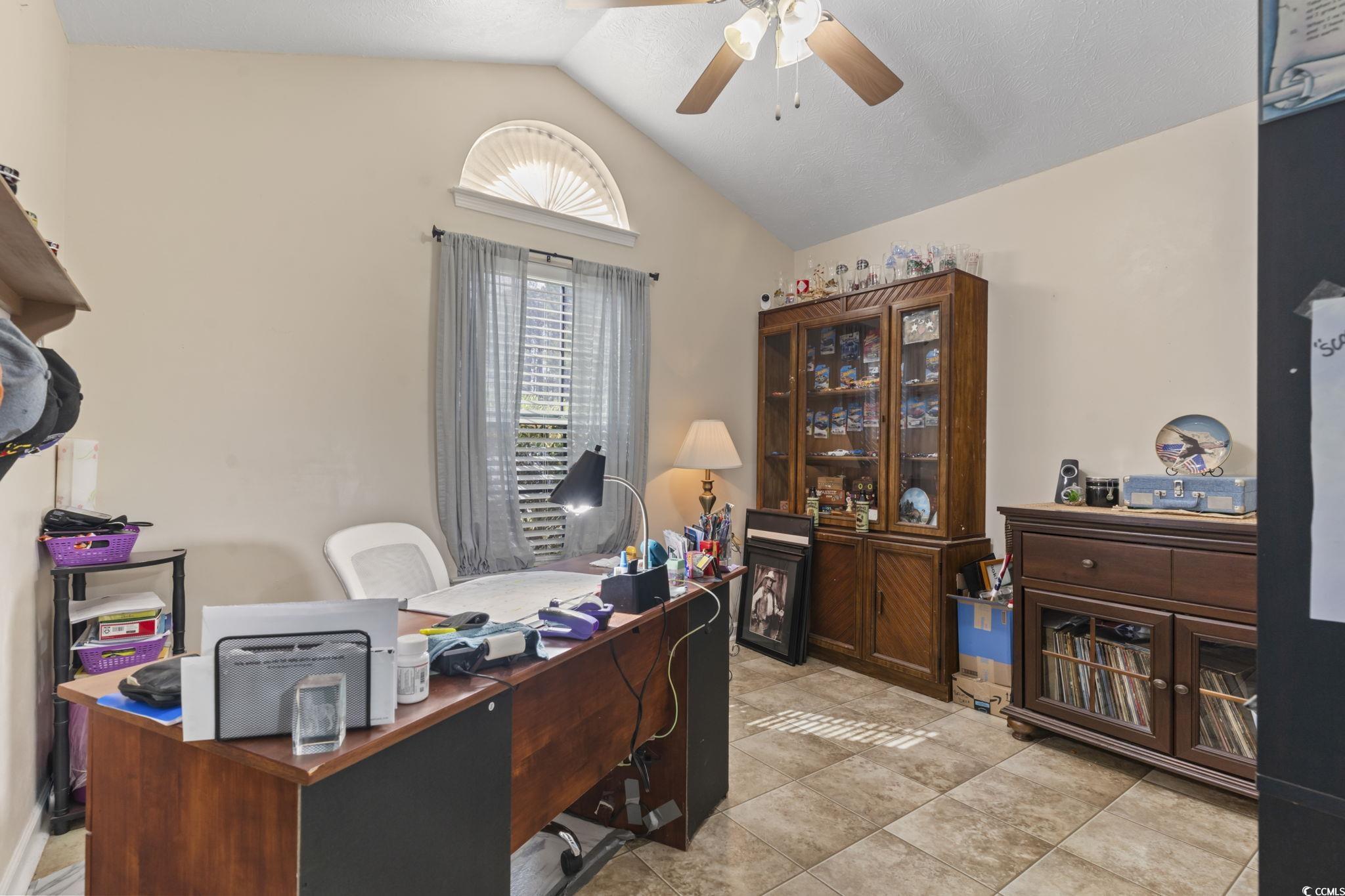 105 Windsor Springs Road Conway, SC 29527 - Photo 14 of 35 Office area with light tile patterned floors, vaul