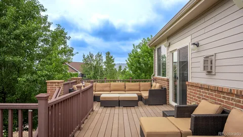 a view of outdoor space with seating