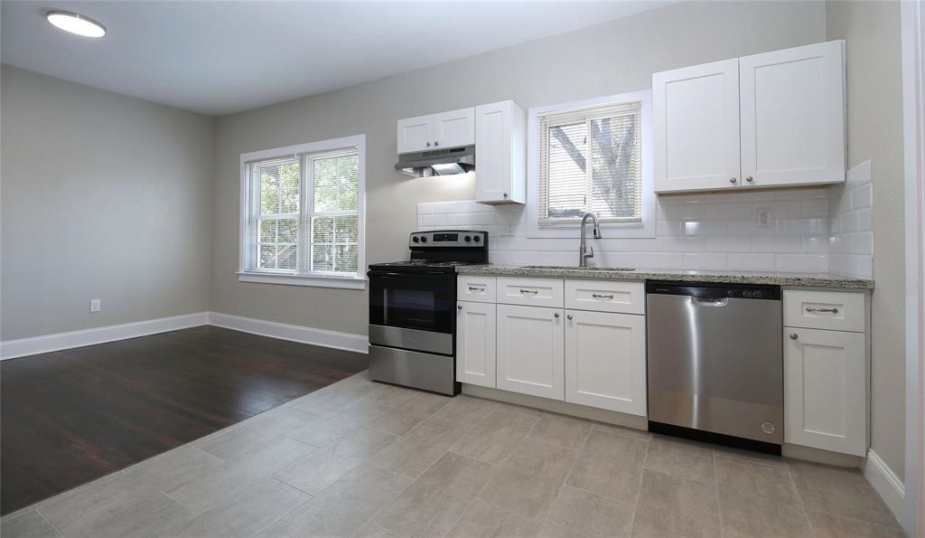 4445 Rusk Street Houston, TX 77023 - Photo 31 of 50 Unit #3 features an open concept kitchen and dining space.