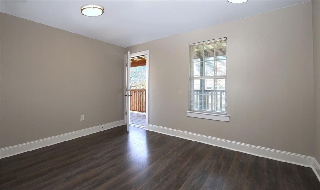 4445 Rusk Street Houston, TX 77023 - Photo 45 of 50 Unit #4 bedroom opens up to the beautiful outdoor patio.