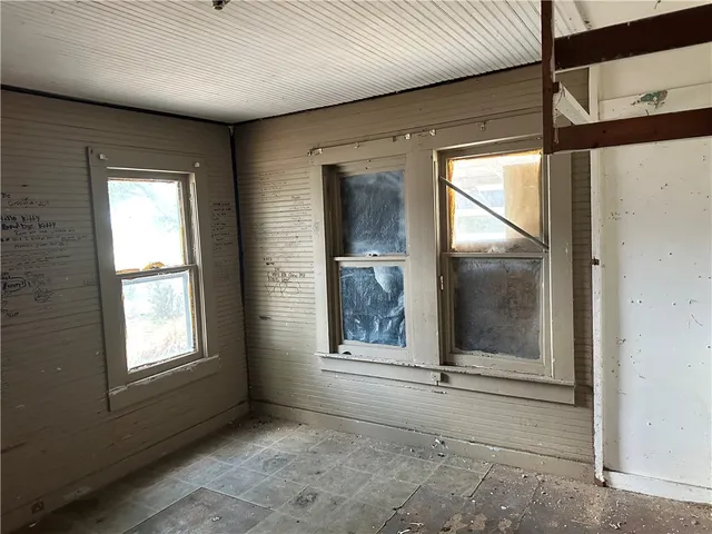 a view of an front door