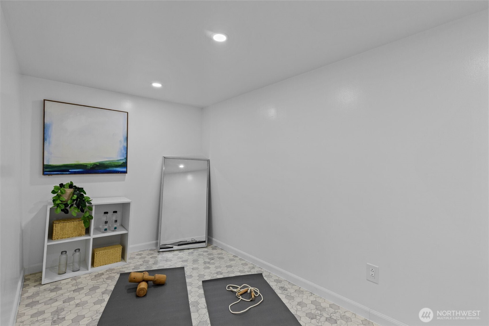 11 West Fulton Street Seattle, WA 98119 - Photo 30 of 40 wooden floor with view of living room