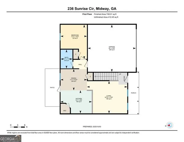 $2,155 | 236 Sunrise Circle, Midway, GA 31320