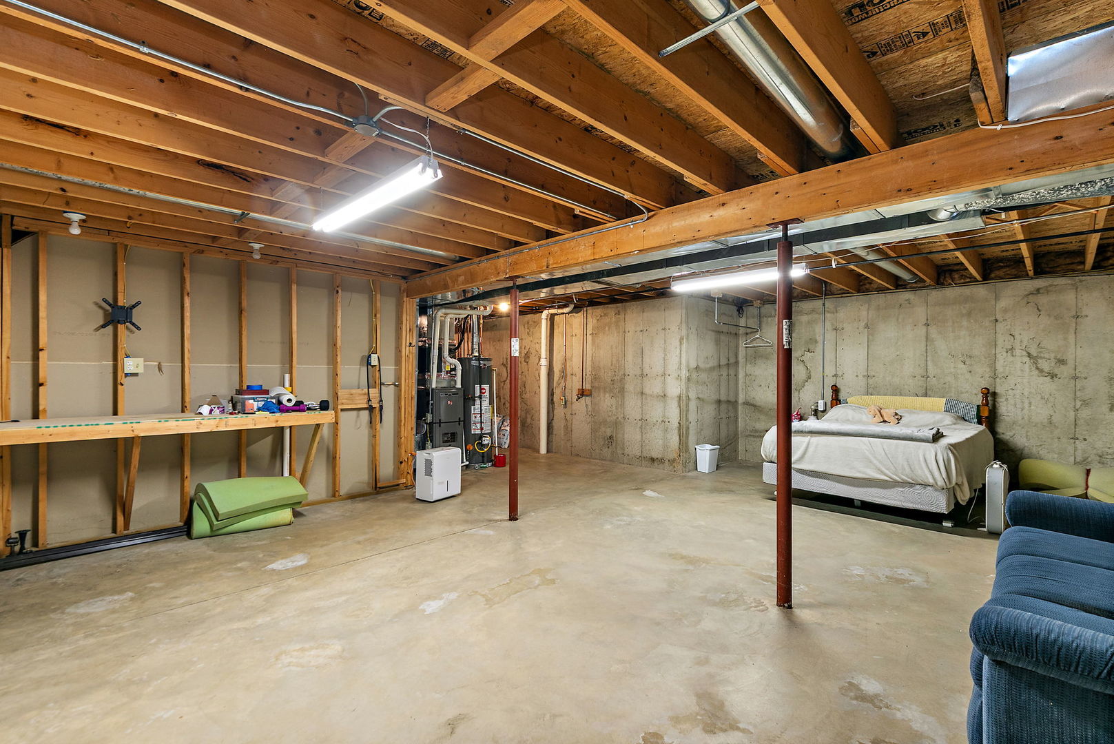 201 West Hardanger Gate Lee, IL 60530 - Photo 20 of 37 a view of a garage with furniture