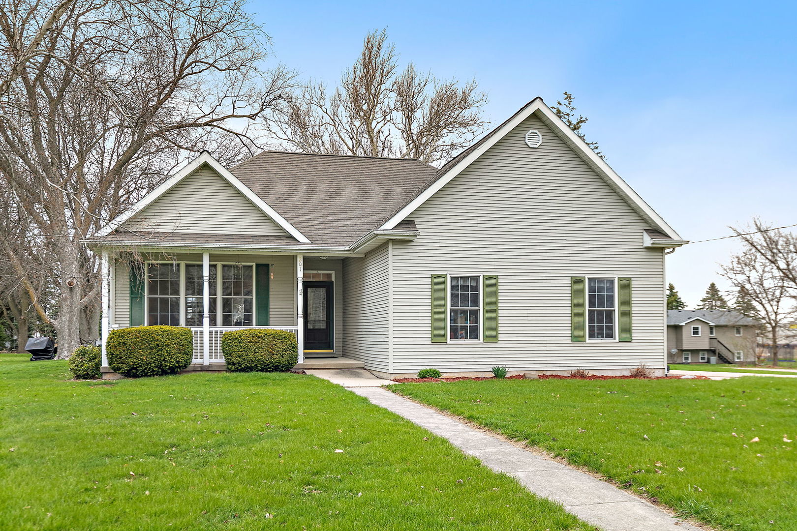 201 West Hardanger Gate Lee, IL 60530 - Photo 2 of 37 a view of a house with a yard