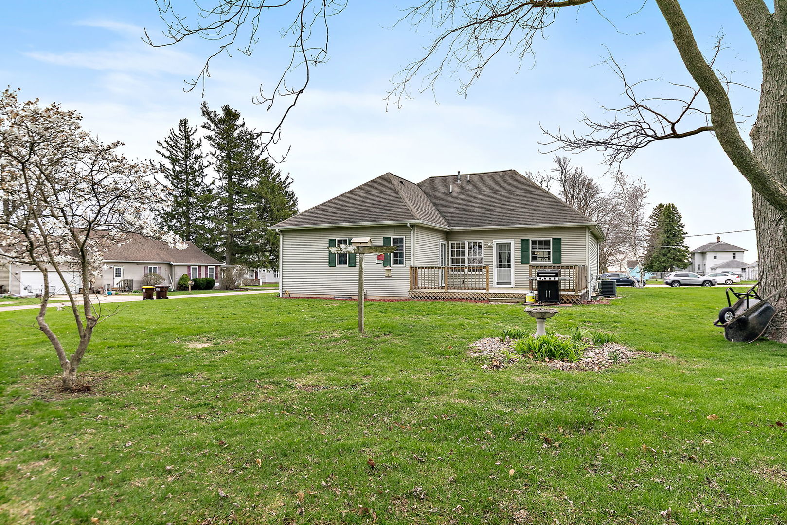 201 West Hardanger Gate Lee, IL 60530 - Photo 25 of 37 a view of an house with backyard space and sitting area