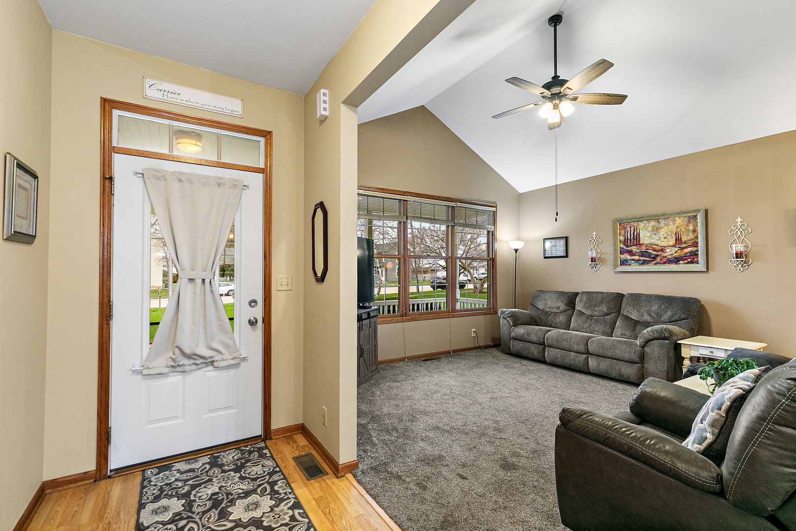 201 West Hardanger Gate Lee, IL 60530 - Photo 4 of 37 a living room with furniture and a window