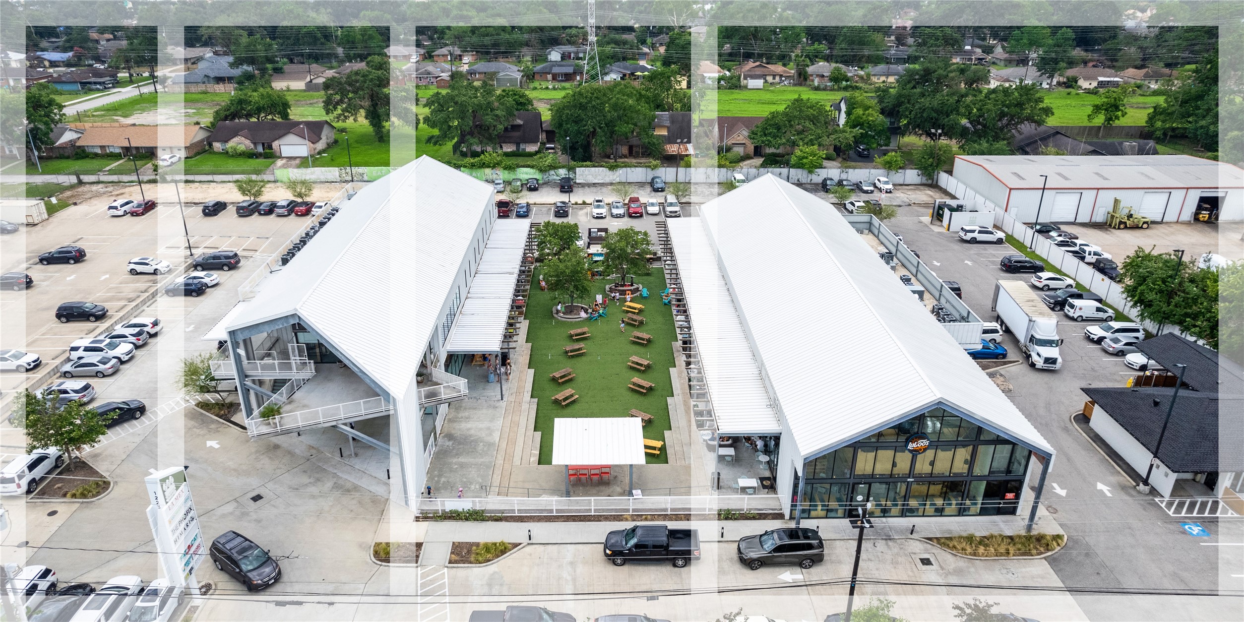 1616 Hewitt Drive Houston, TX 77018 - Photo 34 of 44 The Stomping Grounds at Garden Oaks is a community-centric gathering place with a diverse, curated mix of food, beverage, and retail businesses.