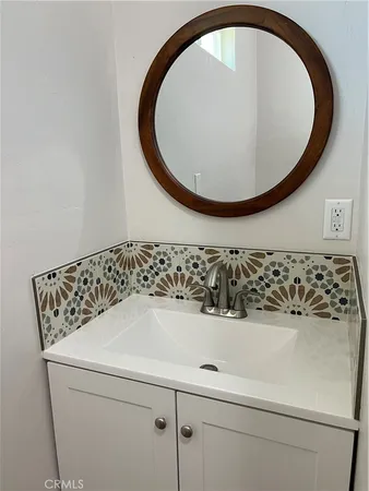a close view of a sink in a bathroom