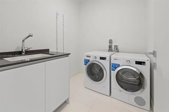 a view of a balcony with a potted plant