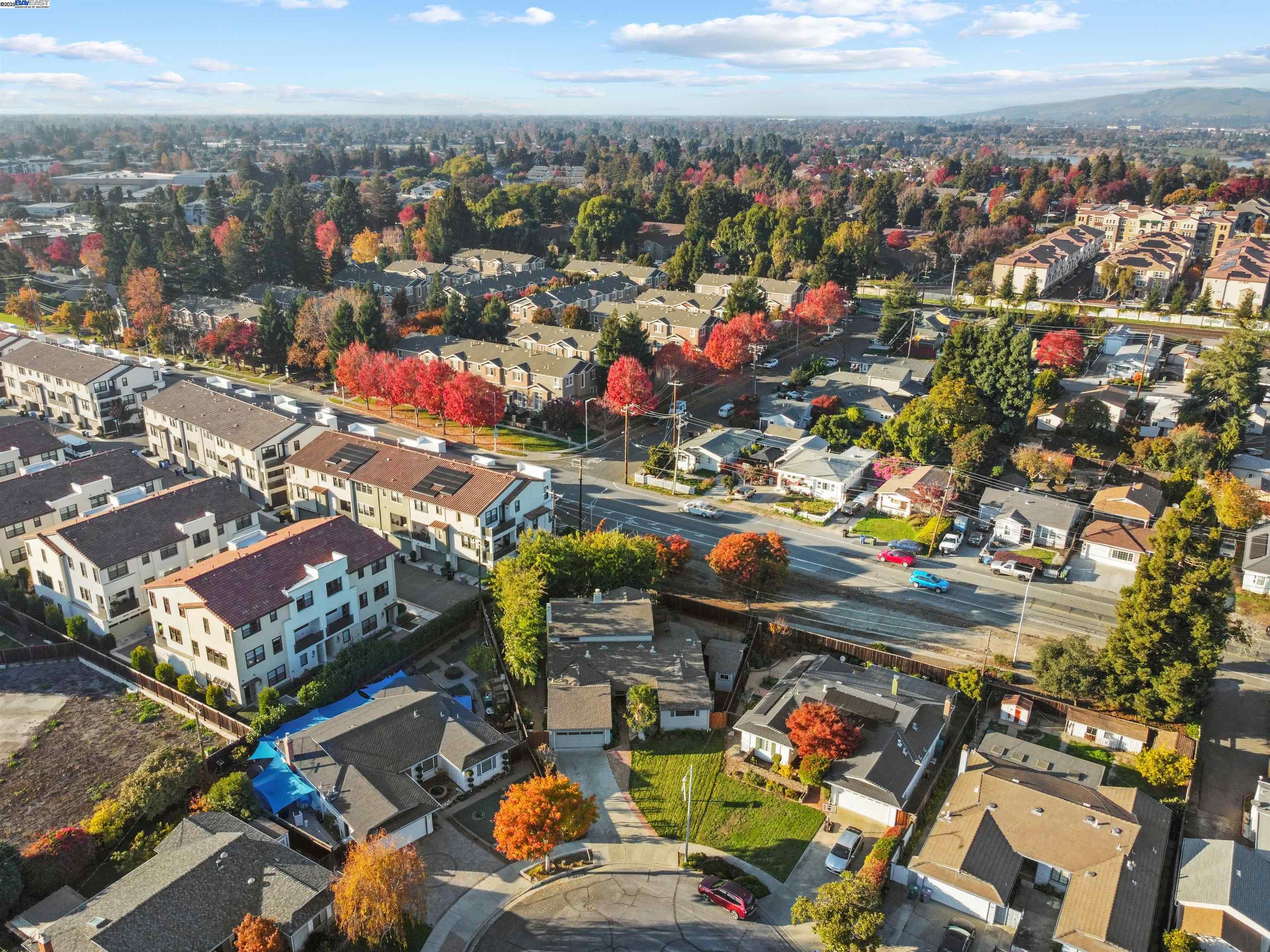 3393 Sutton Loop Fremont, CA 94536 - Photo 44 of 47 an aerial view of a city