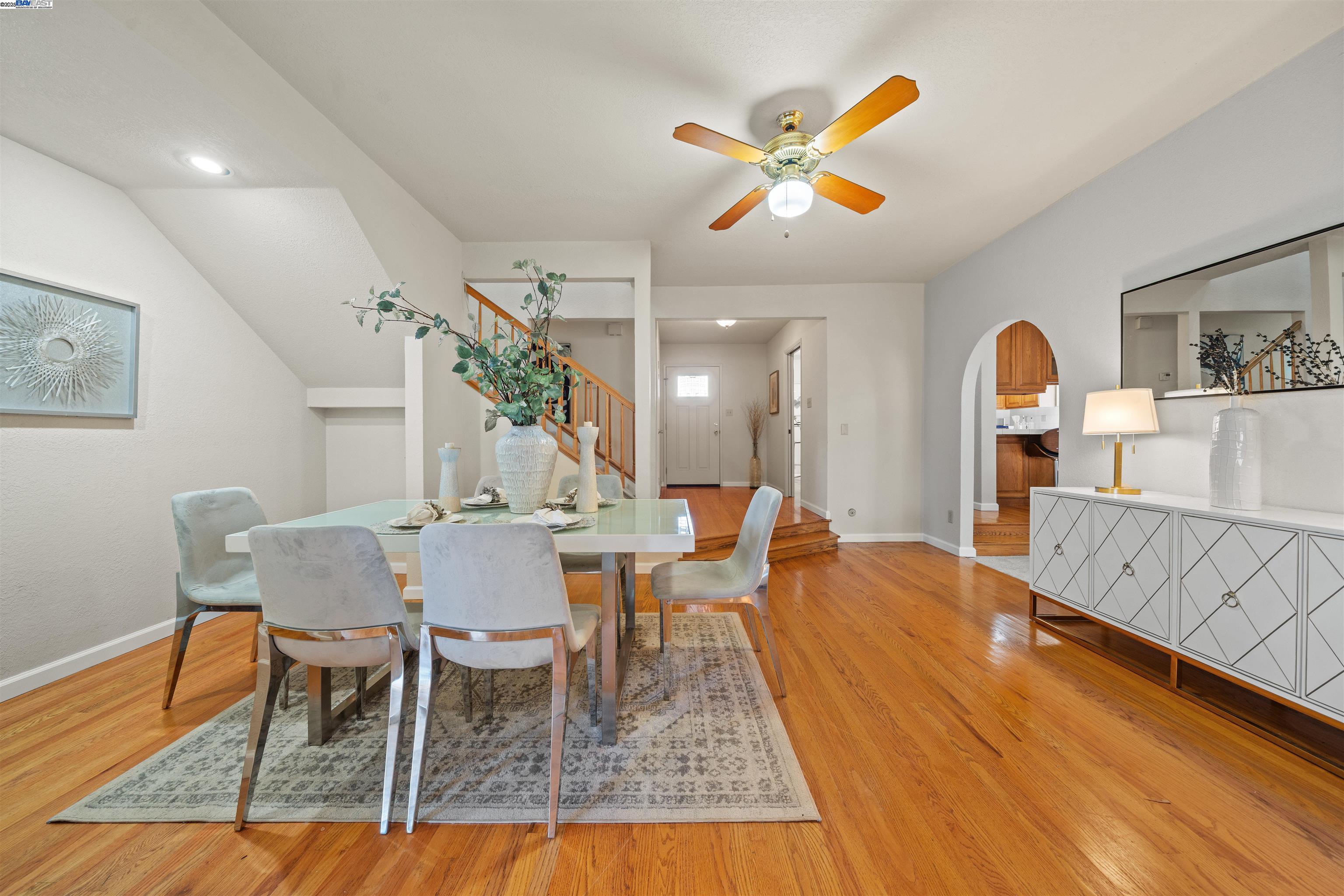 3393 Sutton Loop Fremont, CA 94536 - Photo 6 of 47 a view of a dining room with furniture and wooden floor