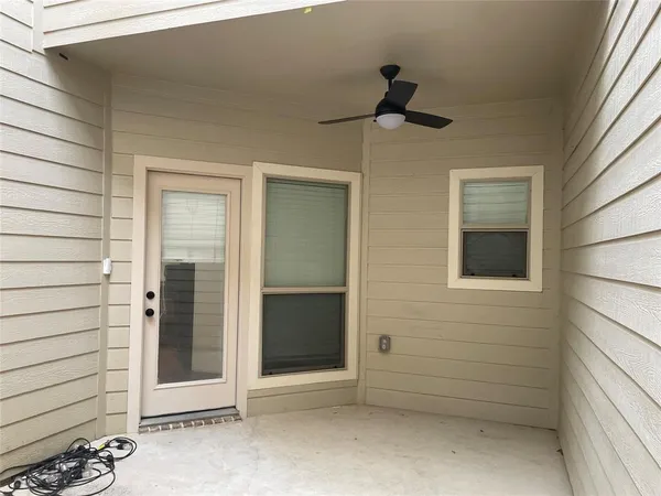 a view of a entryway door of the house
