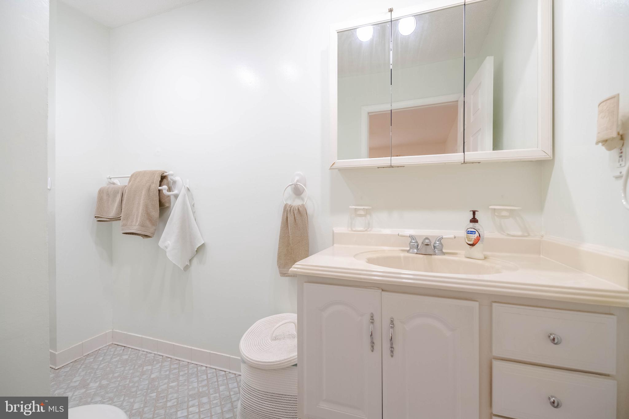 8600 Saddler Road Parkville, MD 21234 - Photo 12 of 39 a bathroom with a sink a toilet and mirror