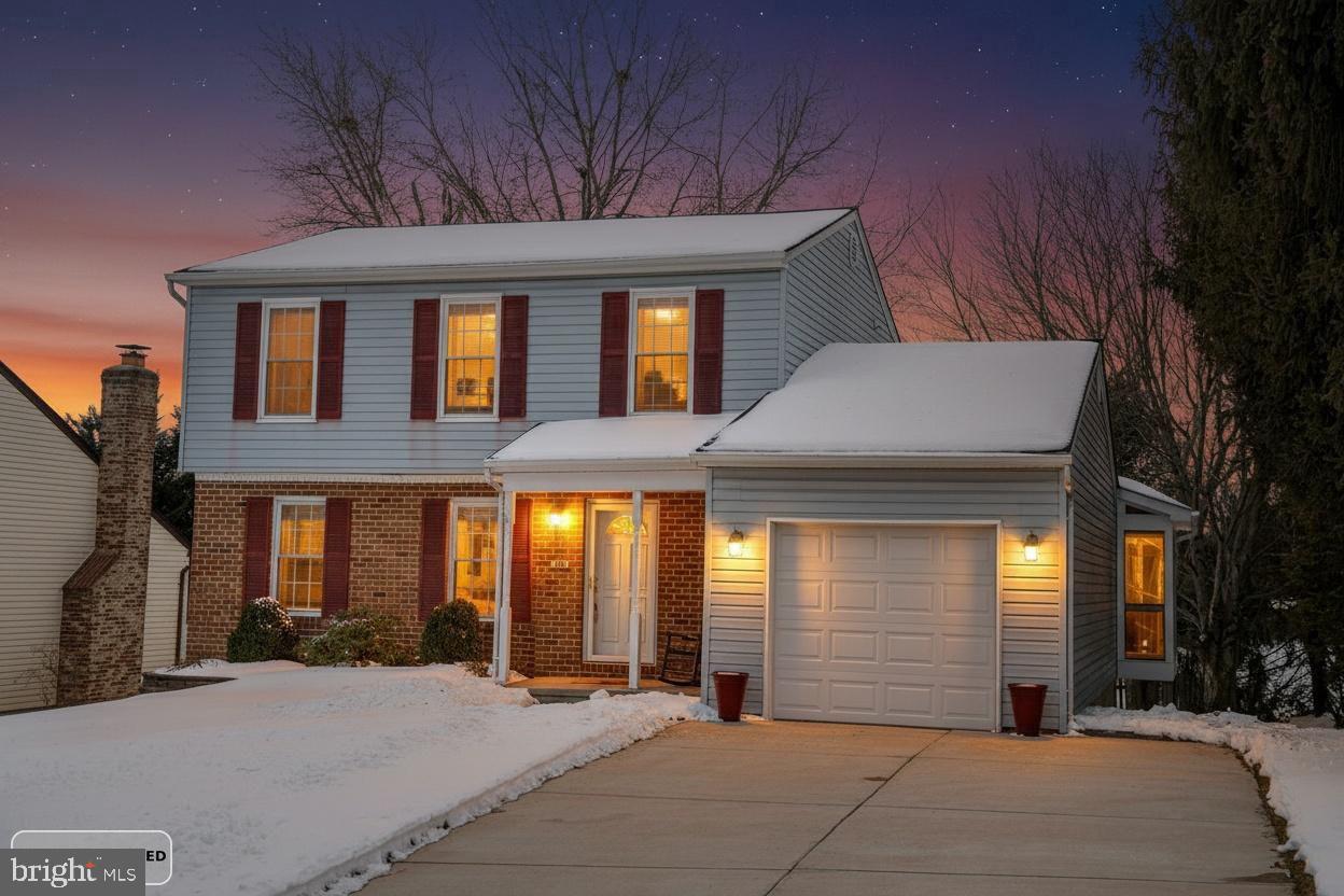 702 Deep Ridge Road Bel Air, MD 21014 - Photo 6 of 49 Exterior twilight - staged. No lights on garage.