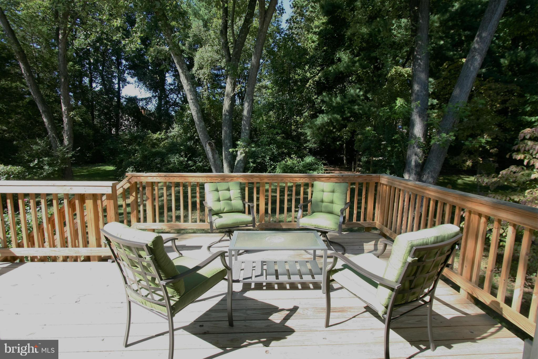 6116 Mantle Road Burke, VA 22015 - Photo 9 of 30 Large Deck with View to Trees