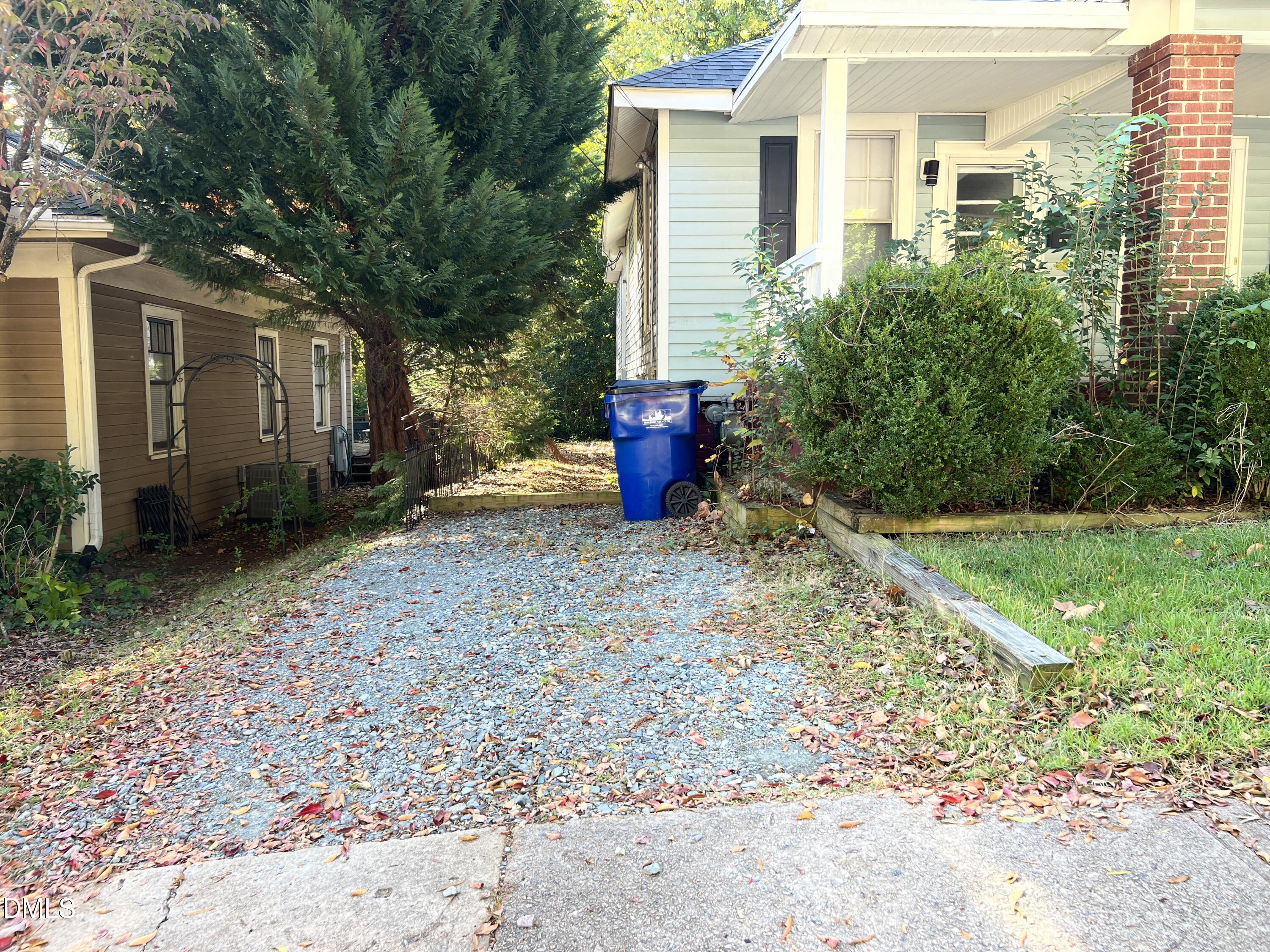 503 Cole Street, Unit 1/2 Raleigh, NC 27605 - Photo 21 of 35 a view of a house with backyard and garden