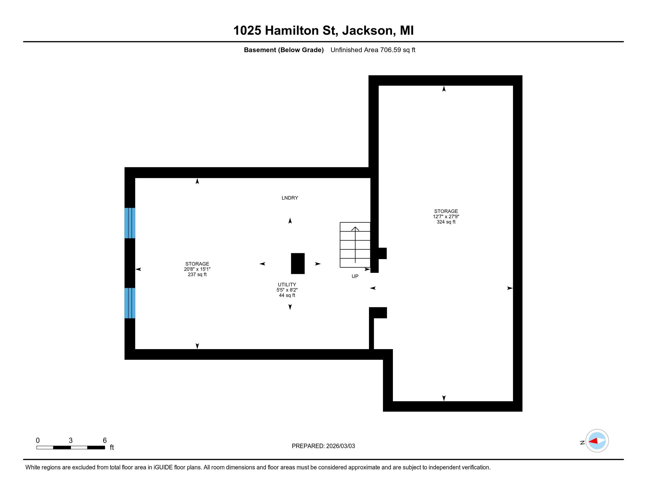 1025 Hamilton Street Jackson, MI 49202 - Photo 5 of 36 2-basement