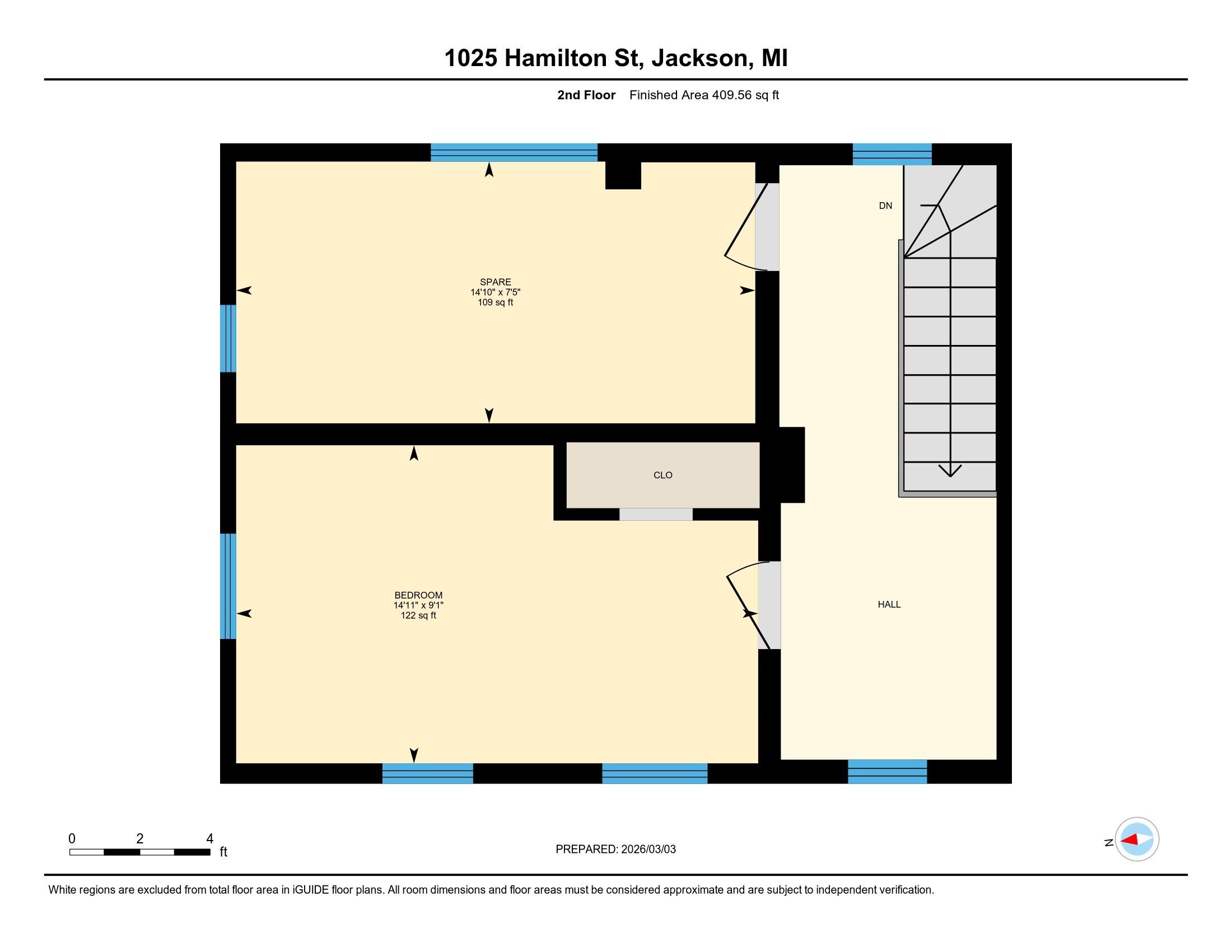 1025 Hamilton Street Jackson, MI 49202 - Photo 6 of 36 3-2nd floor