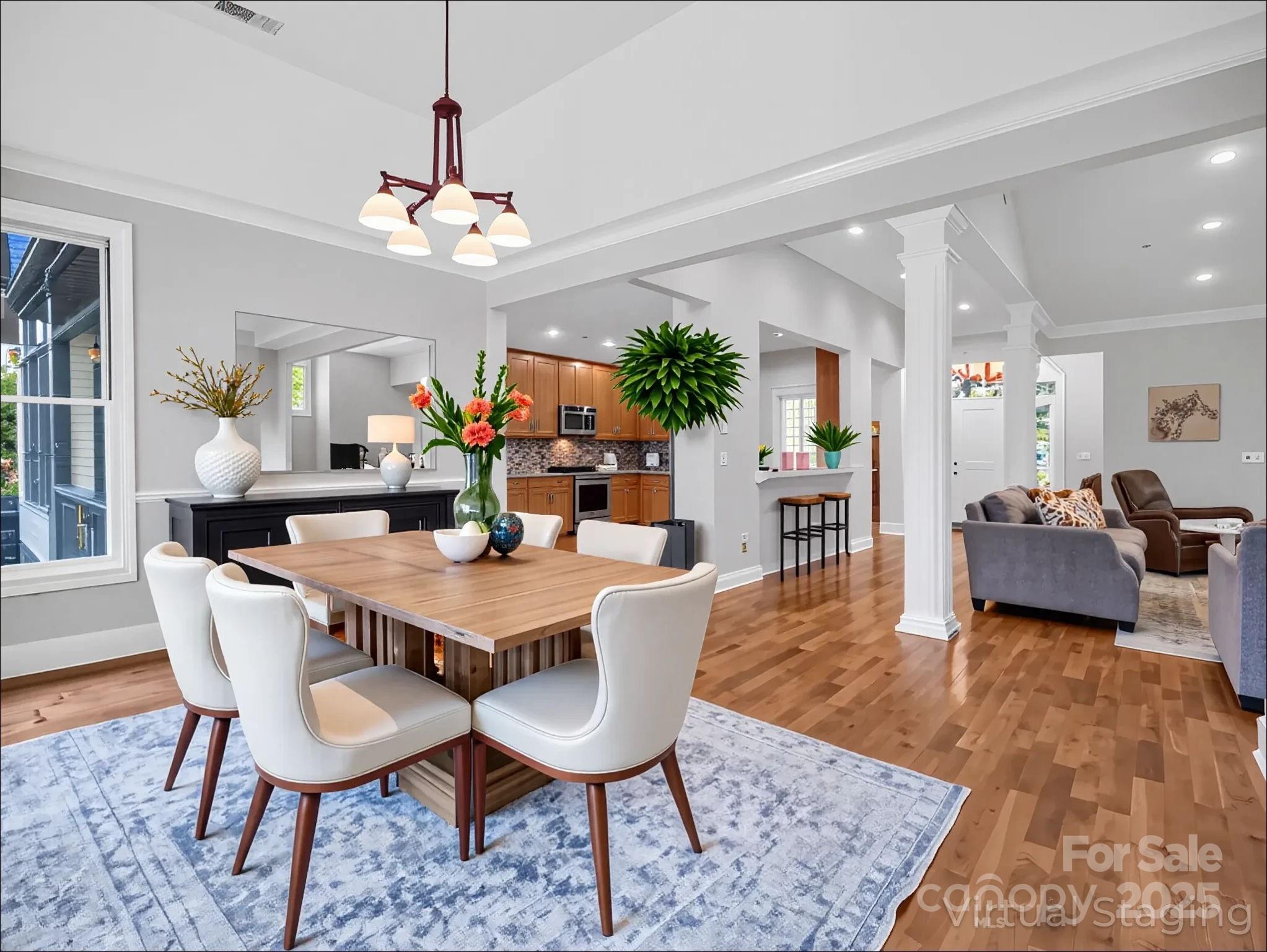 34 West Rambling Creek Tryon, NC 28782 - Photo 15 of 48 a view of a dining room with furniture